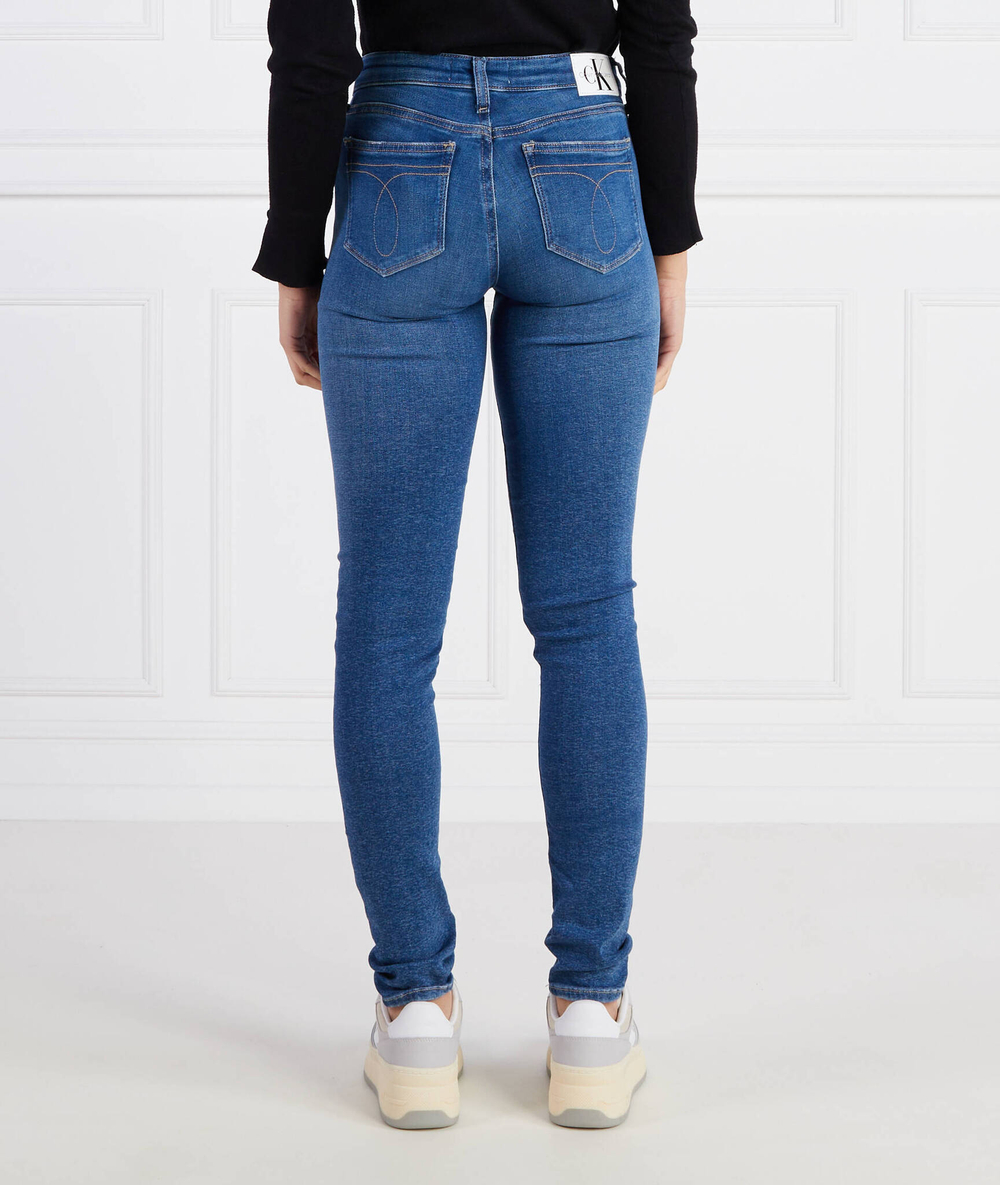Джинсы MID RISE SKINNY CALVIN KLEIN JEANS - голубой(J20J219322)