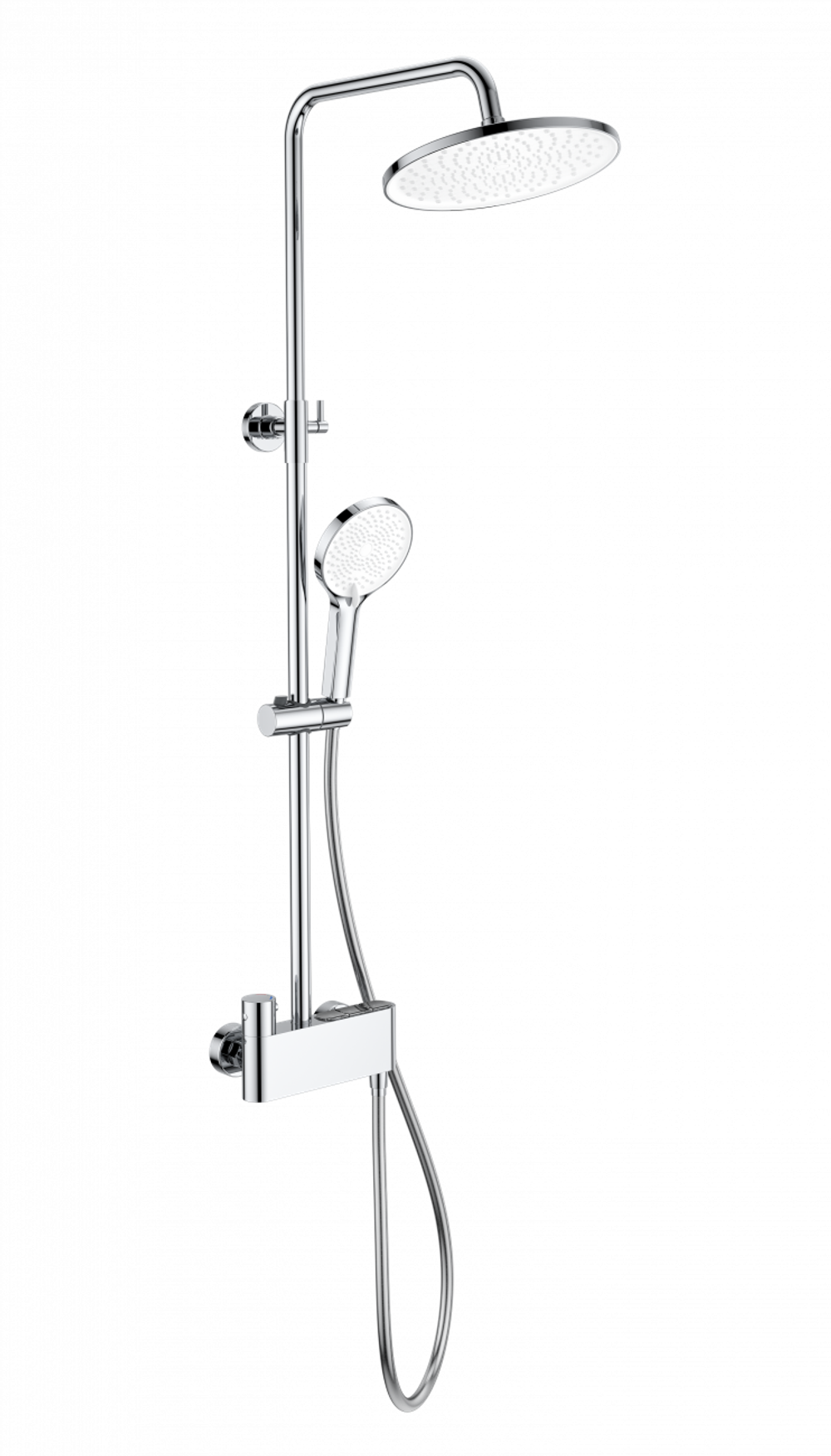 Душевая система с термостатом WONZON & WOGHAND MUSE Corno, Хром (WW-B3110-CR)