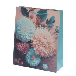 GAEM Пакет подарочный M (бумага 210г/м2, блок микс 12шт), L26 W10 H32 см, 4в.