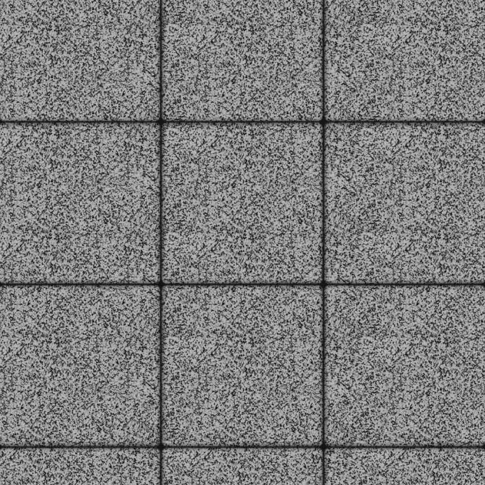 ТРОТУАРНАЯ ПЛИТКА КВАДРАТ - Б.1.К.6 ГРАНИТ СЕРЫЙ С ЧЕРНЫМ