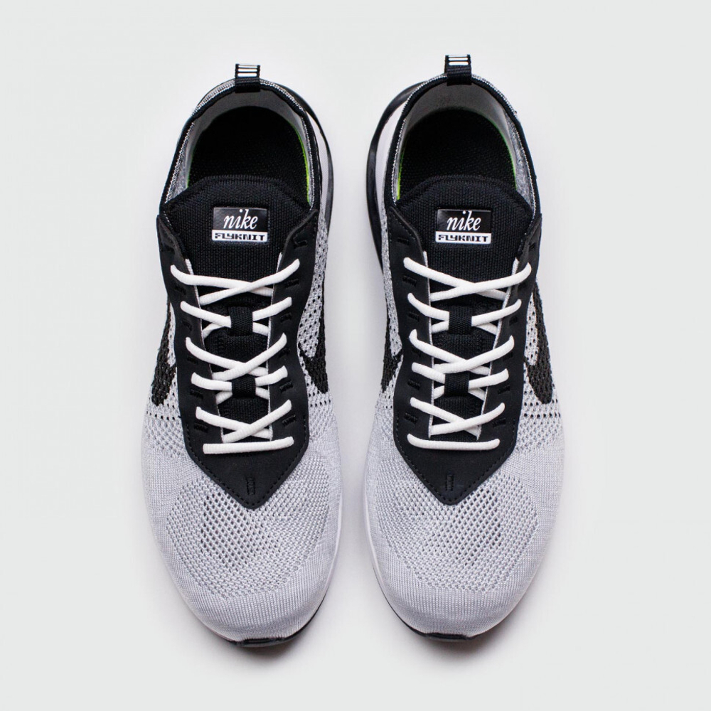кроссовки Nike Air Max Flyknit Racer White(grey) / Black