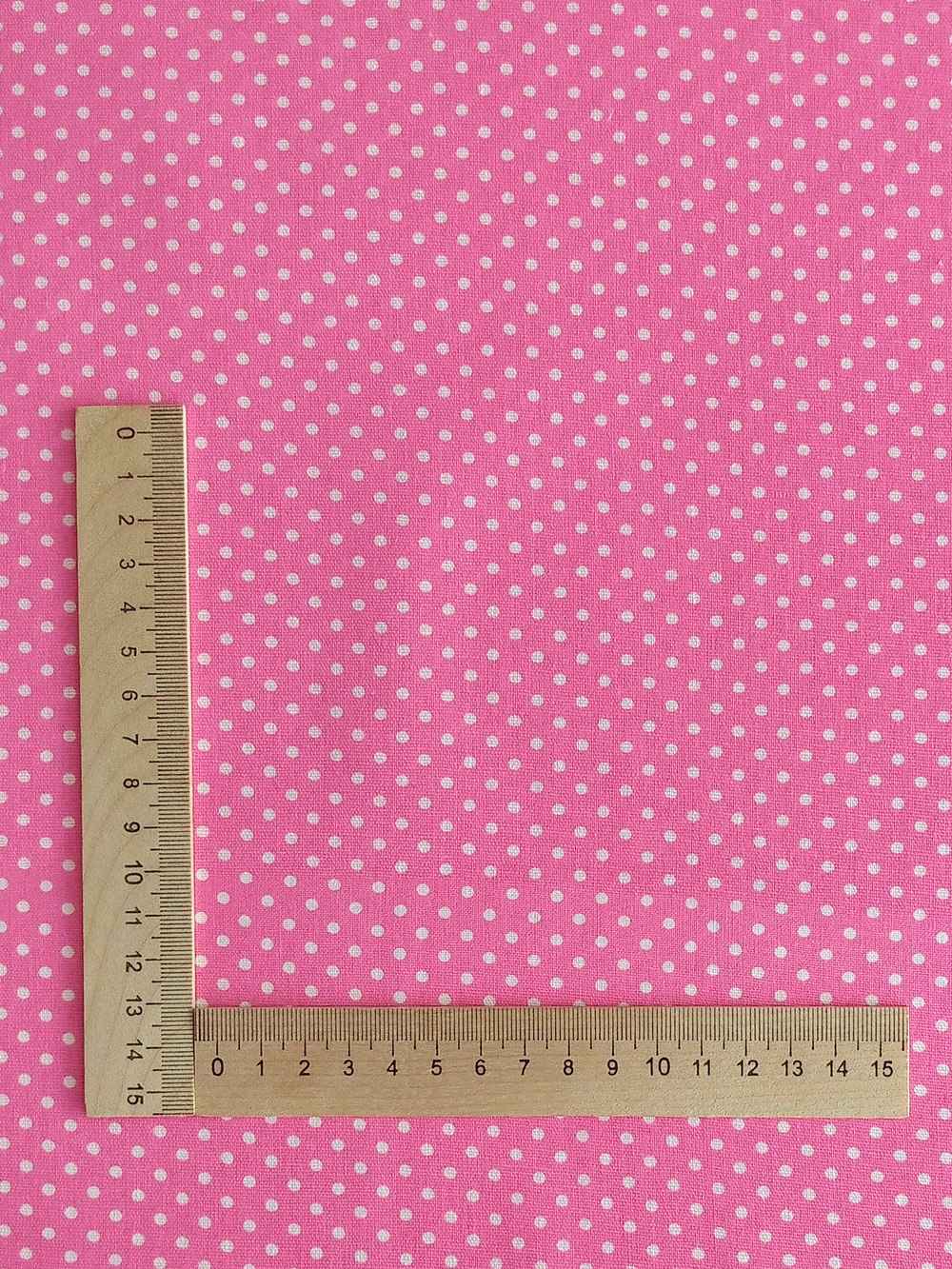 Ткань бязь плательная, рис. "Горох 2 мм", ширина 150 см, арт. 610