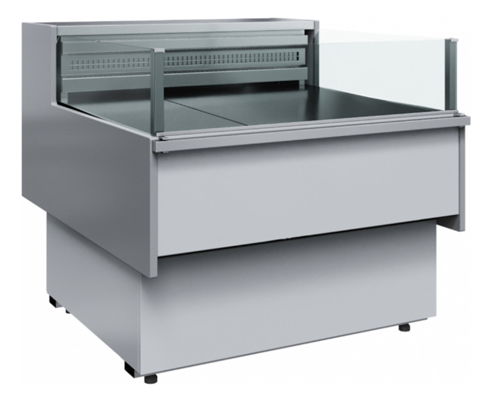 Холодильная витрина CARBOMA BAVARIA 2 GC110 SP 0011-9006 рыба на льду