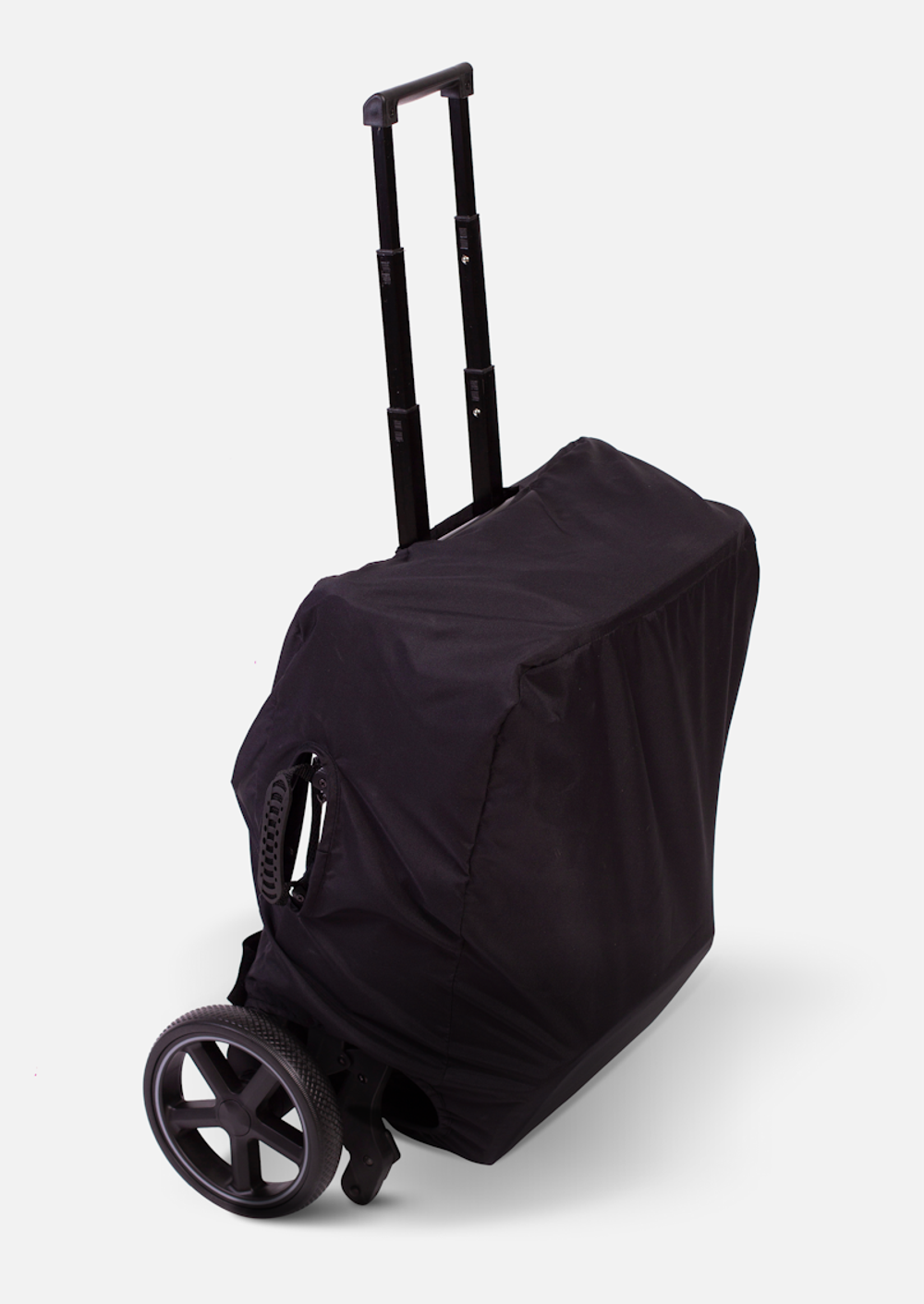 Peppy Коляска прогулочная Polo 2.0 (rose black) хром рама, сумка