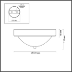 5259/3C VINTAGE LN26 121 латунь Настенно-потолочный светильник E27 3*60W 220V NINA