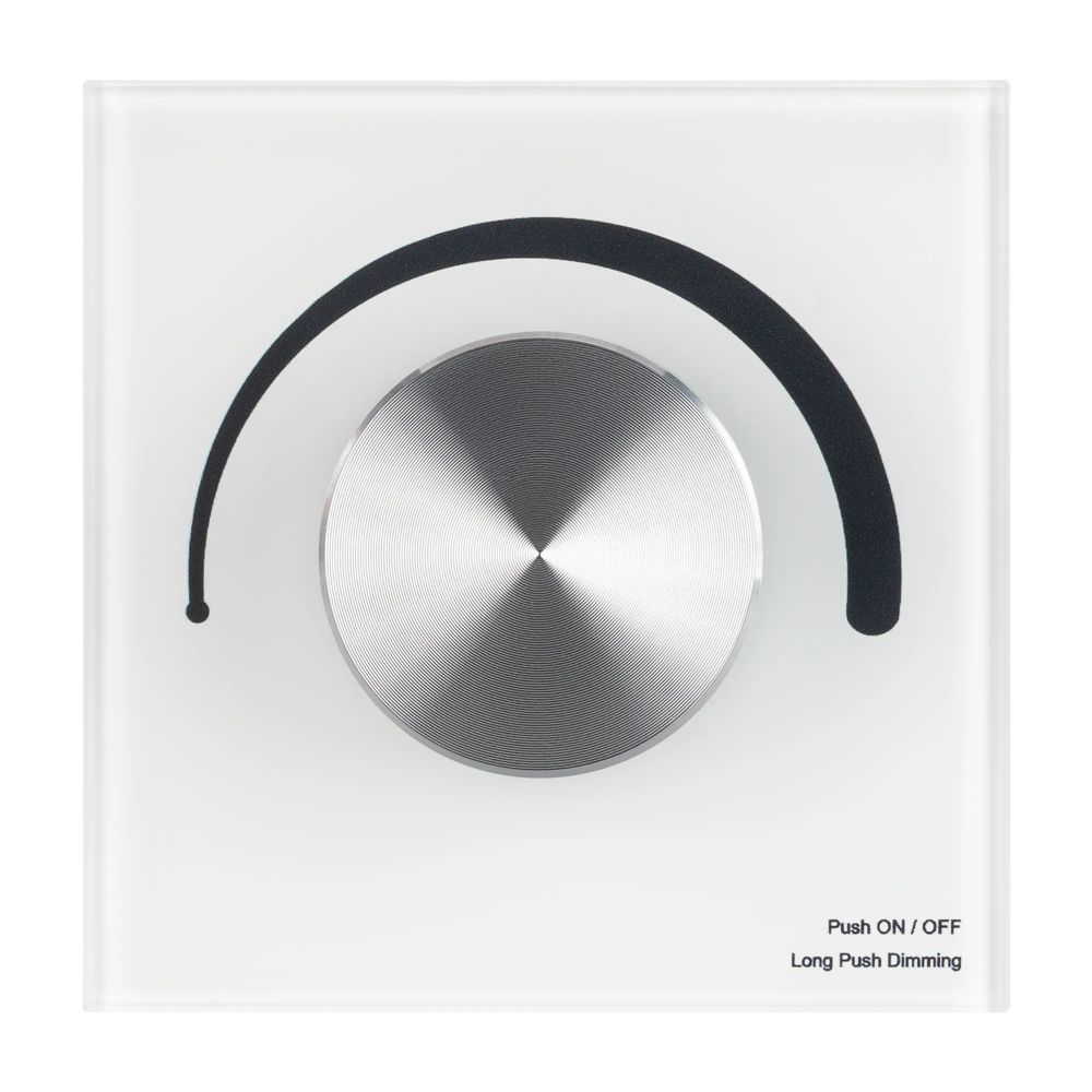 Панель SMART-P1-DIM-G-IN White (3V, Rotary, 2.4G) (Arlight, IP20 Пластик, 5 лет) 033752