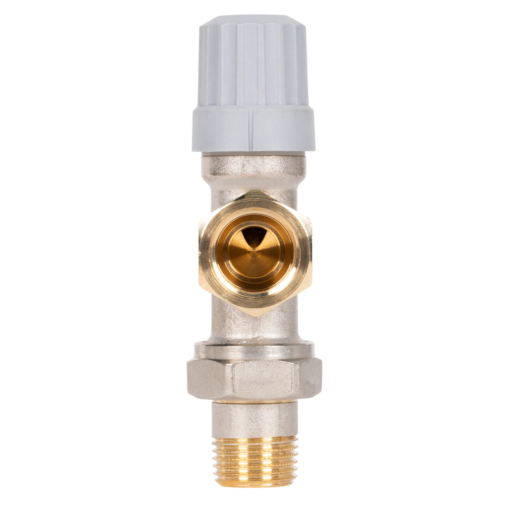 Клапан термостатический Royal Thermo для центральных систем отопления прямой 1/2quot; Click