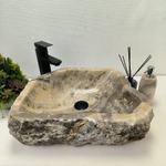Раковина из оникса Erozy Grey EO-62589 52*39*15 0093