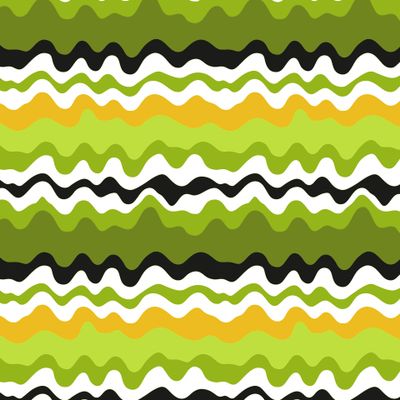 Кривые линии зеленые желтые