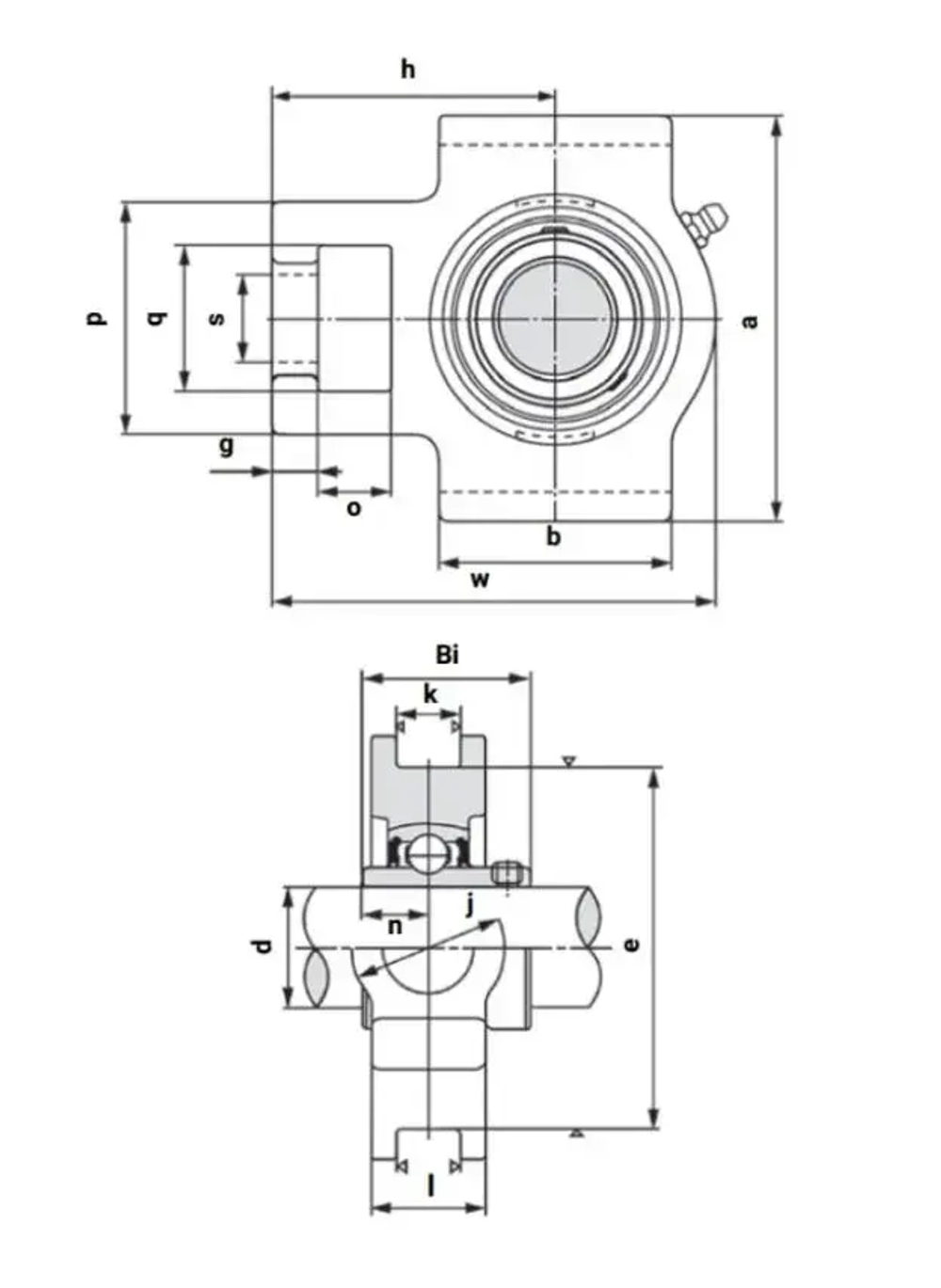 Подшипниковый узел UCT314 TECHNIX