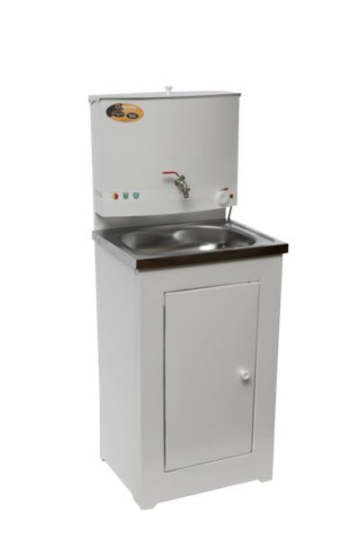 Умывальник дачный с подогревом "Люкс" ВИХРЬ, нержавейка, белый