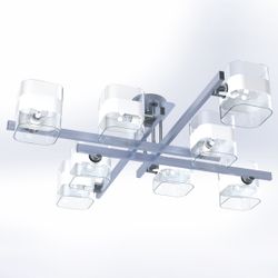 Citilux Вирта CL139280 Люстра потолочная Алюминий