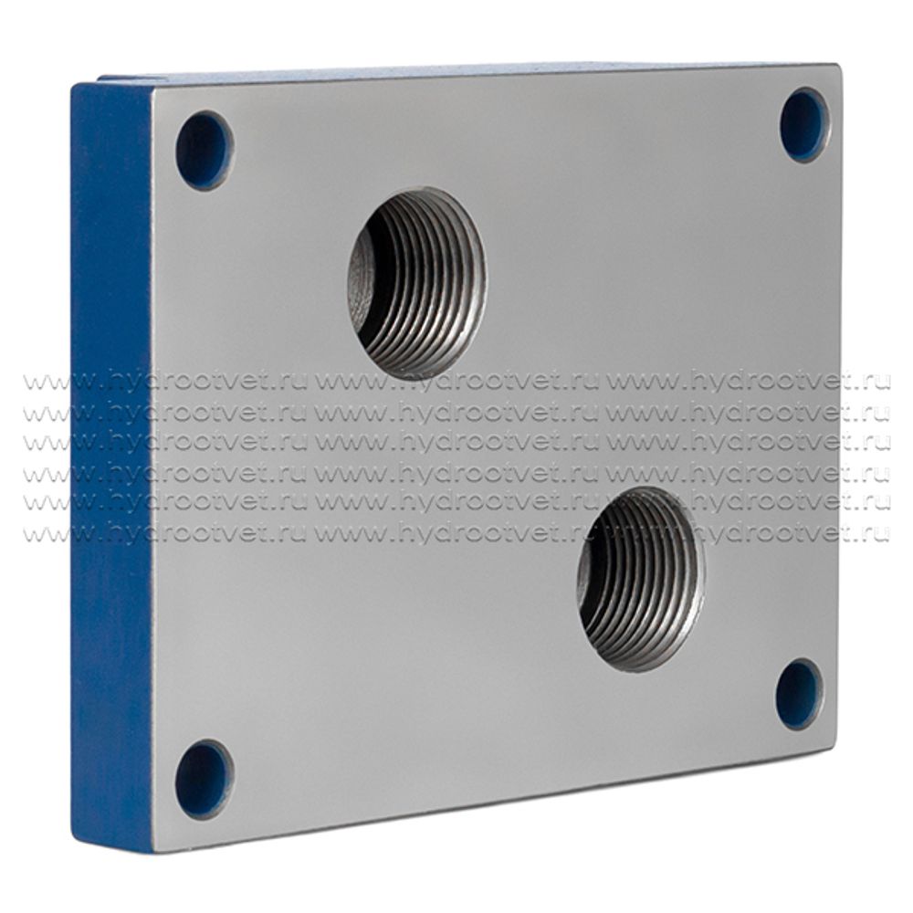 G281/01 - Стальная плита для монтажа регуляторов расхода типоразмера Ду16 (2FRM16), стандарт ISO 6263