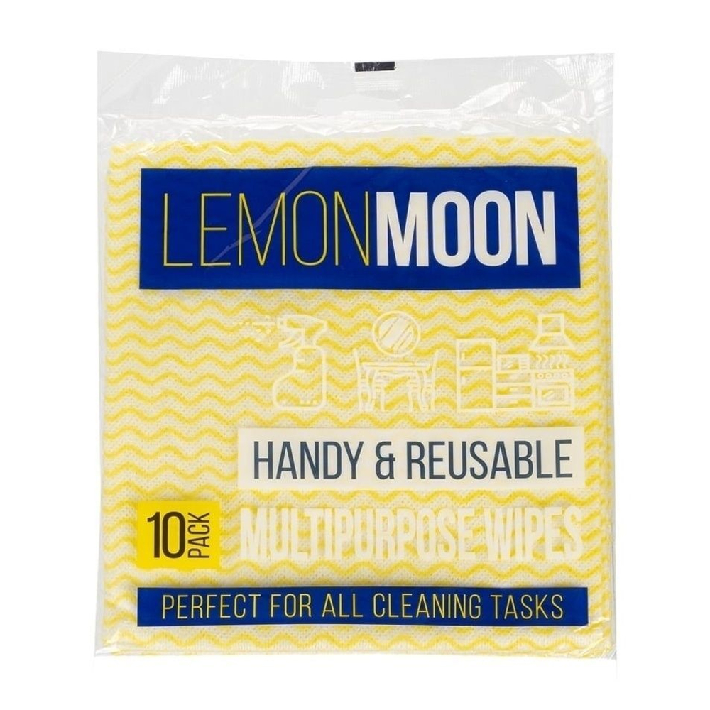 Lemon Moon Салфетка д/уборки вискозная 10шт.