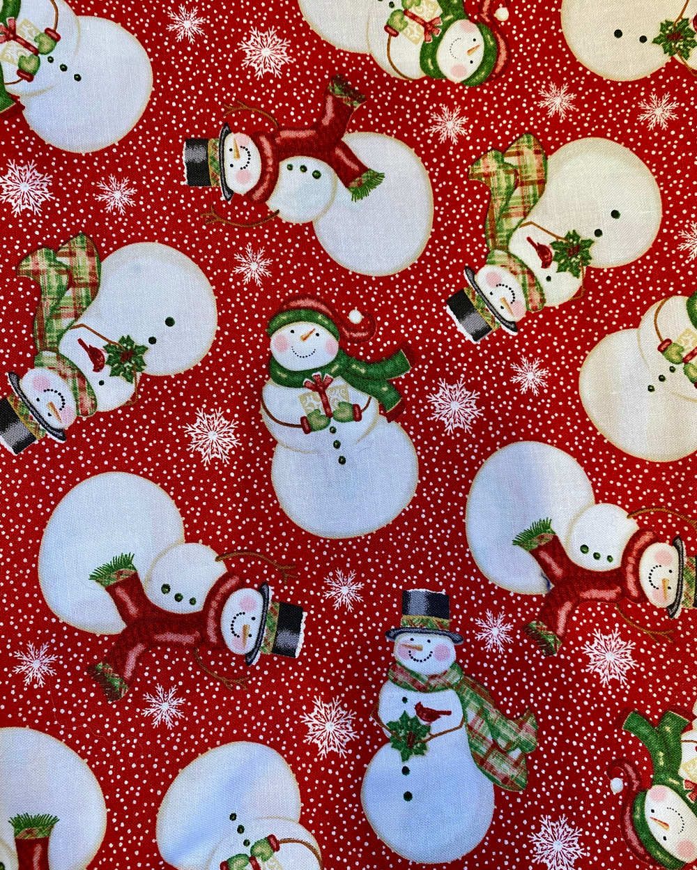 Ткань Новогодняя 100% хлопок. ш-110см отрез 1 м. пэчворк (Италия)