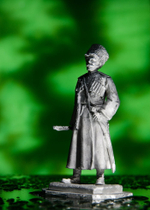 Оловянный солдатик Казак с плеткой, 1914