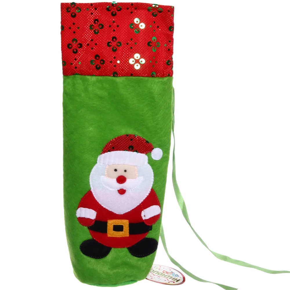 Украшение для бутылки «Новогодние друзья» 32*13 см