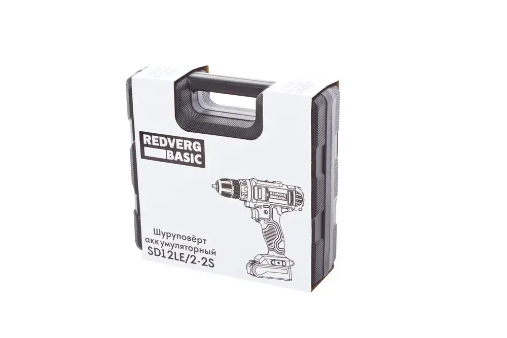Шуруповерт аккумуляторный REDVERG Basic SD12LE/2-2S
