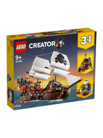 LEGO Creator 31109 Лего «Пиратский корабль» — конструктор 3-в-1: корабль, таверна, остров сокровищ