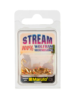 Мормышка Helios вольфрамовая Капля спорт с отверстием 3мм 0,45гр Go с кембриком (MW-3730C-Go)