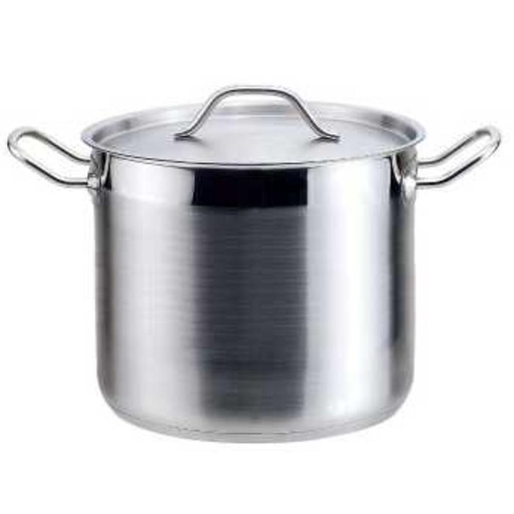 Кастрюля 13,5 л 28*22 см EcoLine с крышкой нерж. 18/0 ИНДУКЦИЯ P.L. Proff Cuisine