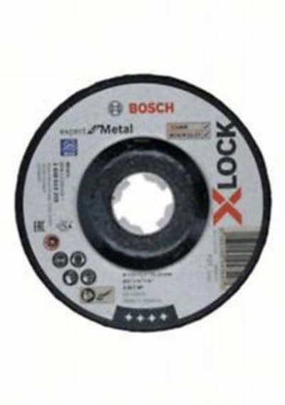 Диск шлифовальный по металлу 125х6,0 BOSCH X-LOCK 2608619259