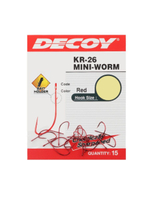 Крючок одинарный Decoy KR-26 #12 MINI-WORM (в упаковке 15 штук)