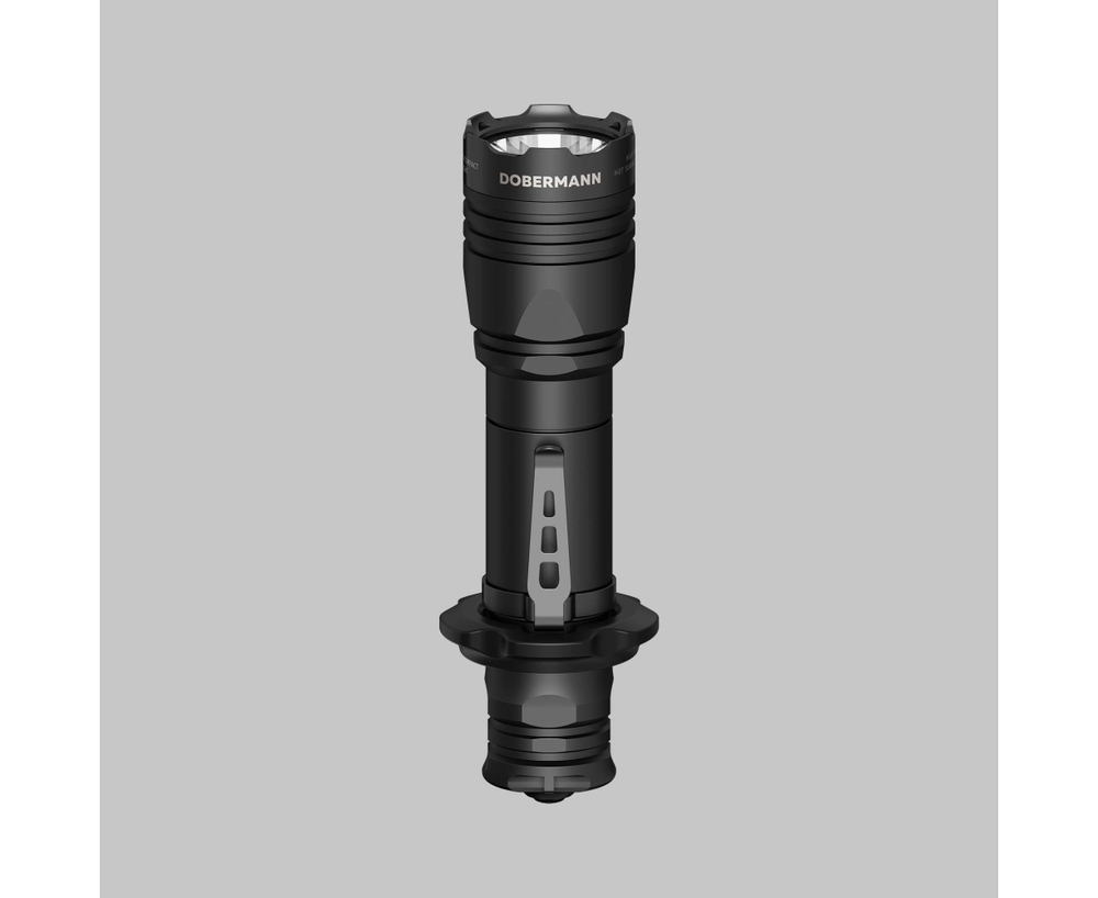 Фонарь светодиодный тактический Armytek Dobermann, 1150лм, холодный свет (без аккум. в комплекте)