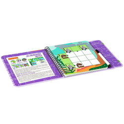 Компактные развивающие игры в дорогу Bondibon. Логическая игра ЛОГОЗАВРЫ 5+