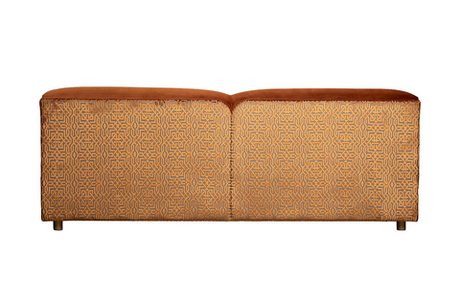 Диван Треви(Trevi) 230М(К) трехм раскл с кантом оранж Pad32+Lattice ORANG 232x103x88см Garda Decor