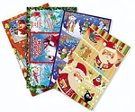 Наклейки Новый Год 15 видов (Квадра)