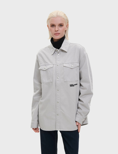 Рубашка джинсовая KARL LAGERFELD JEANS Overshirt