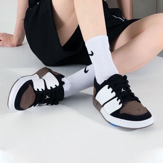 Джордан Ну Ретро 1 Детская всемирная коллекция Низки Вер Чер Ный Белый Коричневый Университет