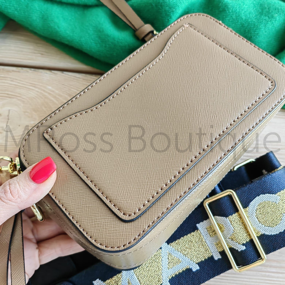 Бронзовая сумка Marc Jacobs Snapshot Sandcastle Multi