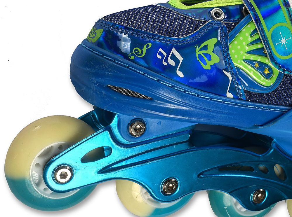 Ролики, PU полная вспышка (р-р S31-34 M35-38)