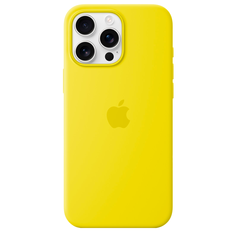 Силиконовый чехол с поддержкой MagSafe Apple Silicone Case для iPhone 16 Pro Max, Star Fruit (Желтый)