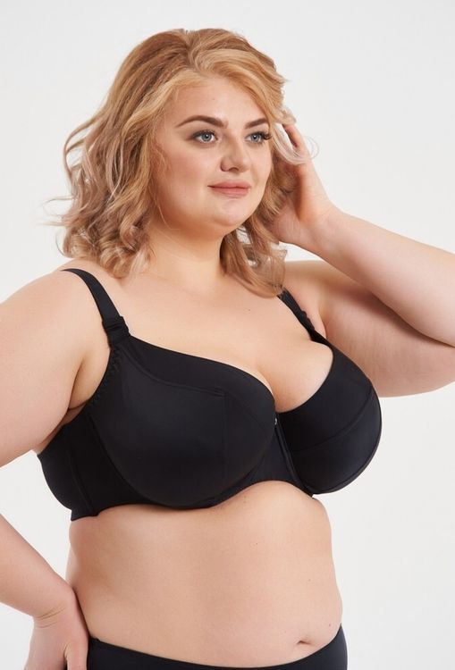 Купальный бюст Modenova мягкая чаша на каркасах (черный)