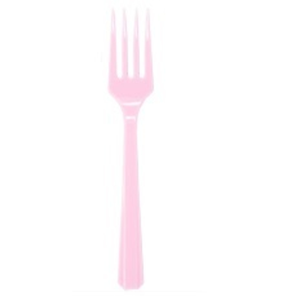 Вилка пласт New Pink 20шт