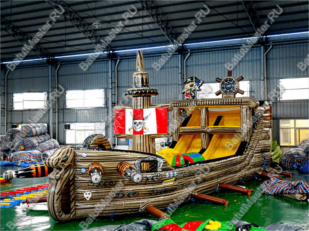 Надувной корабль "Пират Черная Борода"