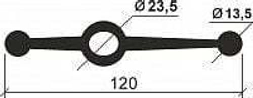 Гидроизоляционная шпонка СВГ-120 ПВХ-П