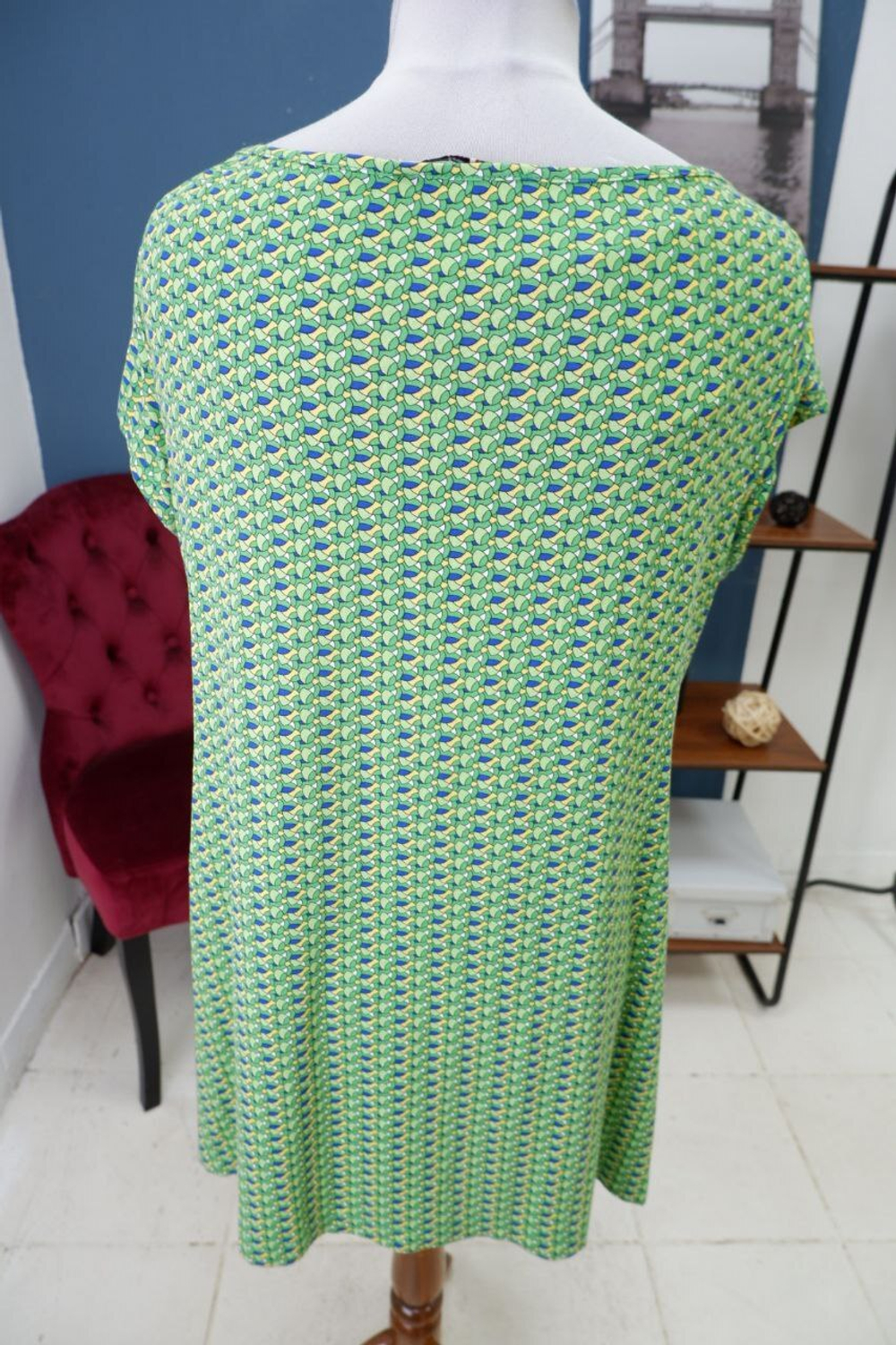 Блузка-туника Melvin с принтом 48 размер