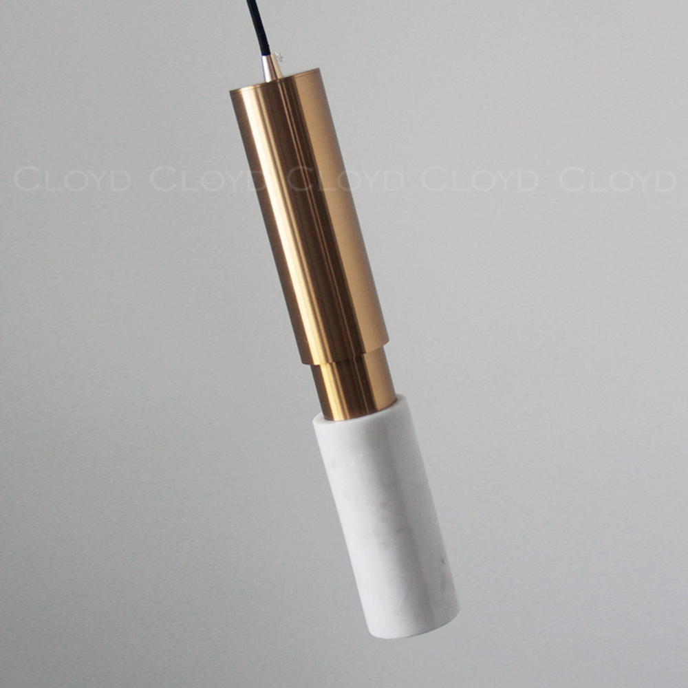 Подвесной светильник Cloyd SEQUEL P1 / латунь - бел.мрамор (арт.11061)