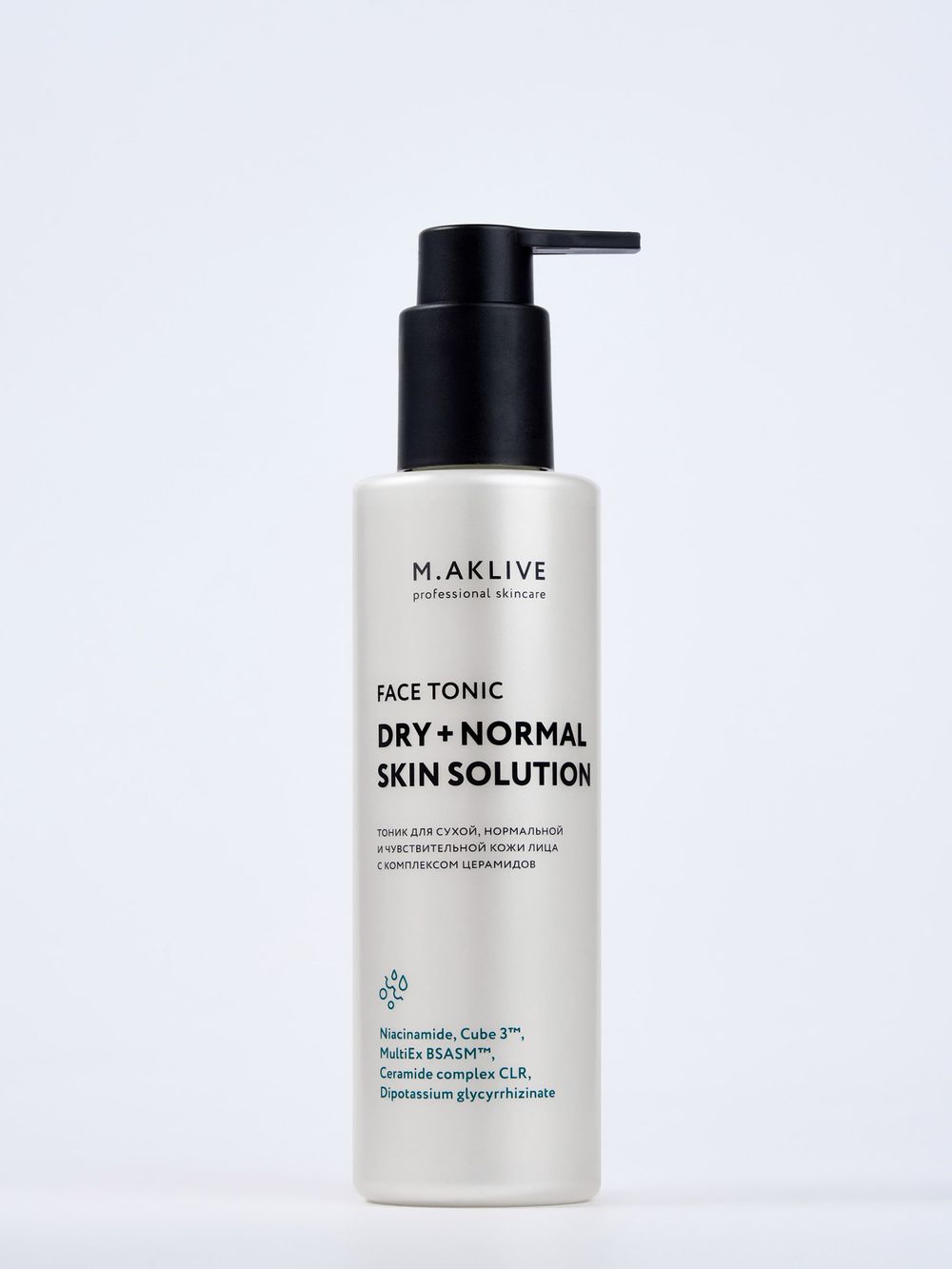 M.Aklive Тоник для лица "Решение для сухой и нормальной кожи" 200 мл
