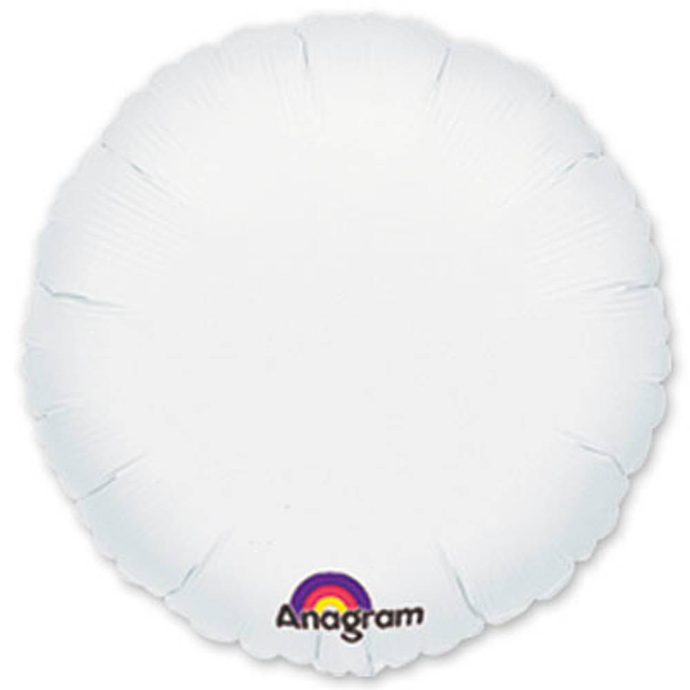 А Б/РИС КРУГ 18" Пастель Белый