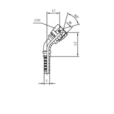 Фитинг DN 10 DKM (Г) 14x1.5 (45)