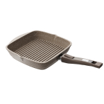 Сковорода-гриль "Мечта" Гранит с несъемной ручкой от 24 см до 28 см