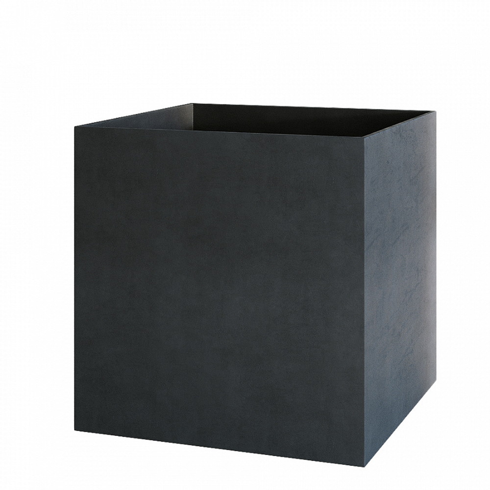 Кашпо, коллекция Concrete (Midnight), форма CUBE