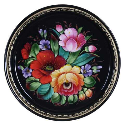 Zhostovo metal tray A5D180526383