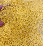 Ткань натуральный шелк 100% в кружевном полотне (Италия) ш-85см цена за 0,5м