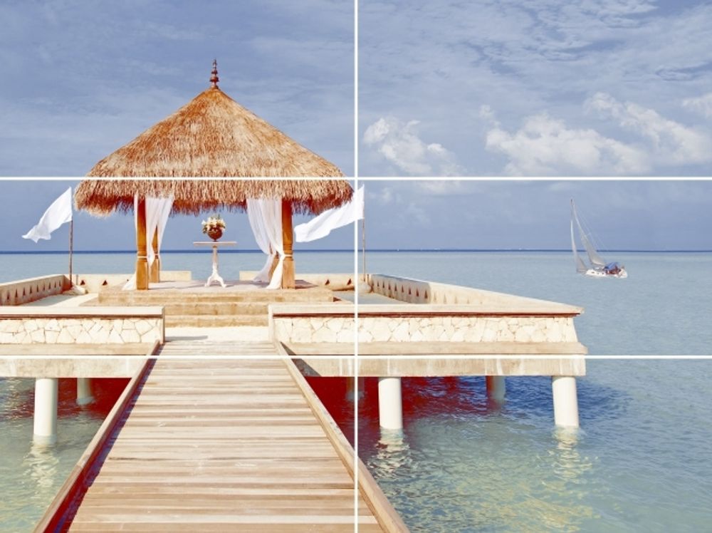 Плитка облиц панно МАЛЬДИВЫ  750х1000